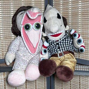 NWT Collectible Plush Barbara & Adam from the original Beetlejuice© Movie